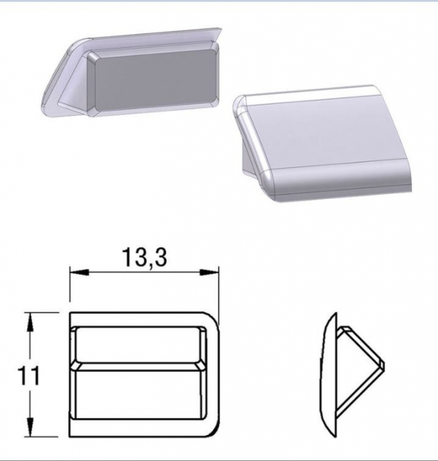 foto: Perfil Puxador B457P
